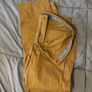 Orvis men’s Out of Office 5 pocket pants, size 32 x 32